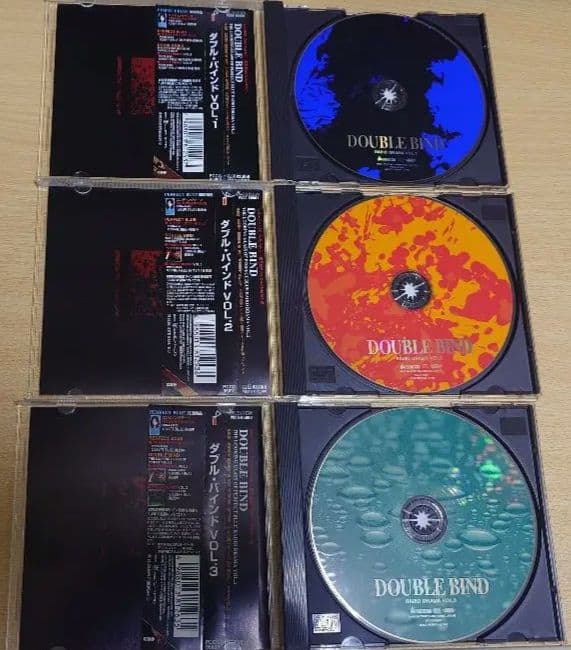 『パーフェクトブルー』のドラマCD『DOUBLE BIND』ダブルバインド3枚