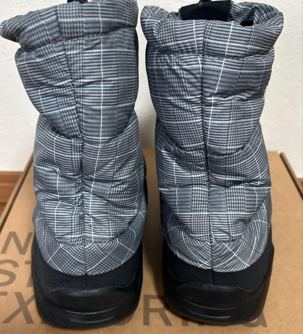 THE NORTH FACE 700 ヌプシブーティ　グレー チェック　25cm