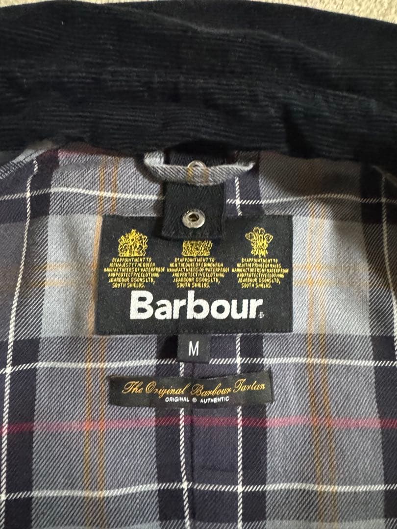 と*も様 Barbour ブラック モッズコート Mサイズ