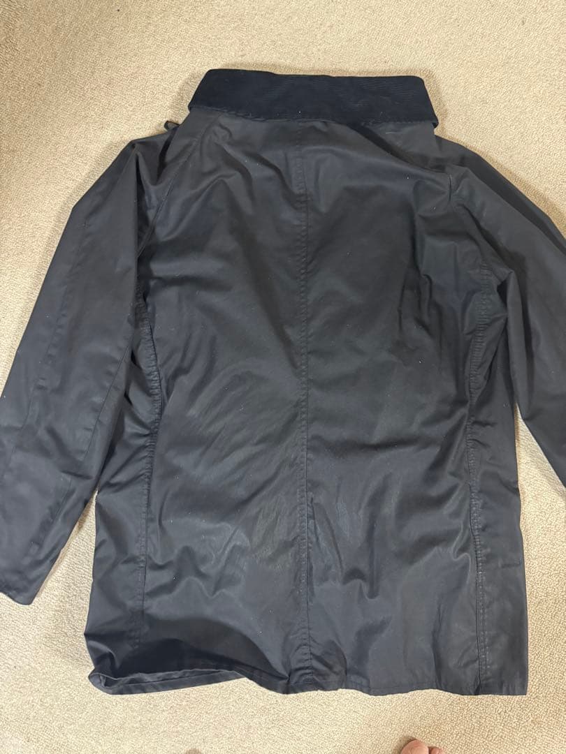 と*も様 Barbour ブラック モッズコート Mサイズ