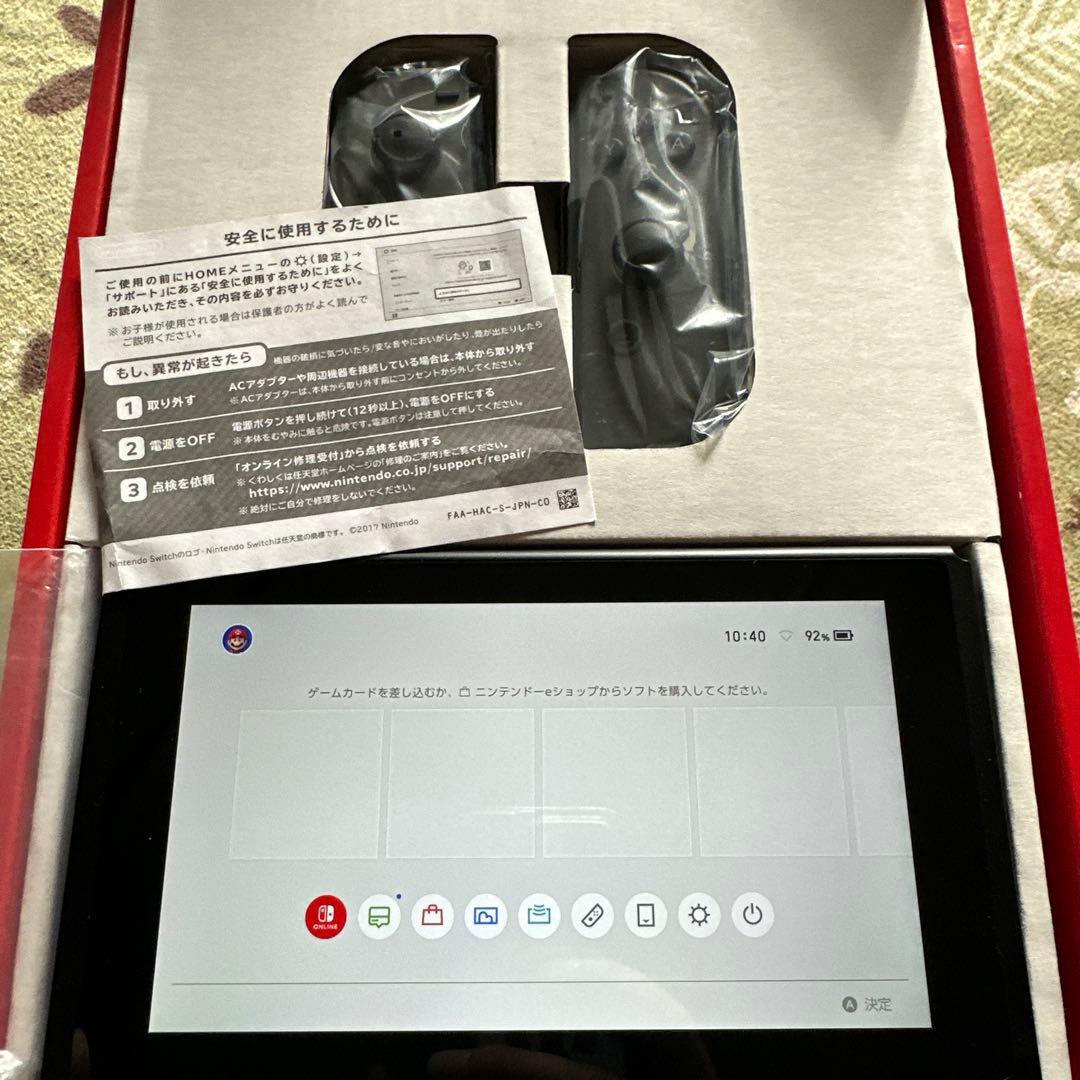 【完品】Nintendo Switch 2024年製　訳ありジャンク