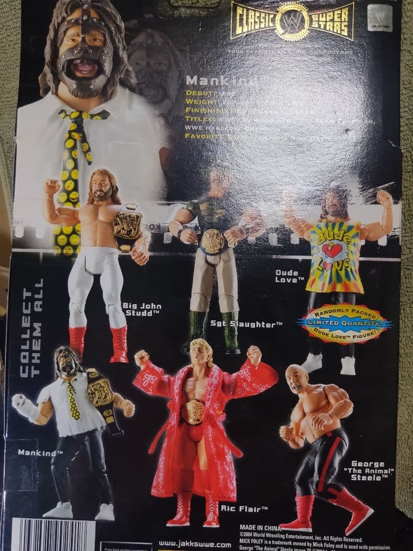 WWE Mankind フィギュア JAKKS Pacific製
