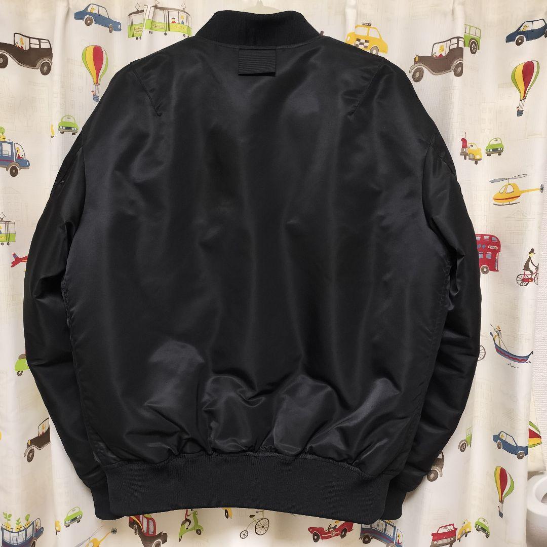 UNIQLO +J ブラック M ハイブリッドダウン オーバーサイズ MA-1