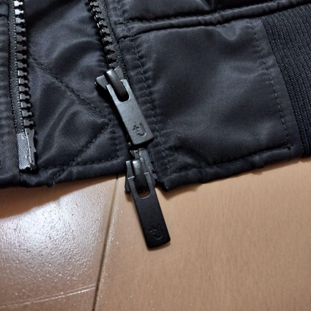 UNIQLO +J ブラック M ハイブリッドダウン オーバーサイズ MA-1