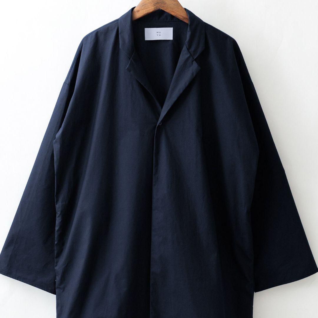 美品 MUYA カタカナ別注 リバリーコート No.2109 ネイビー