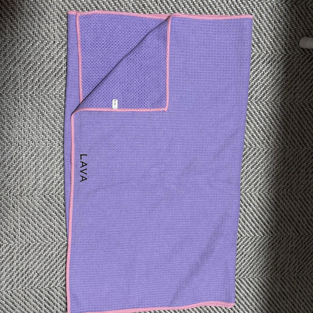 LAVA ヨガマットセット 紫とピンク