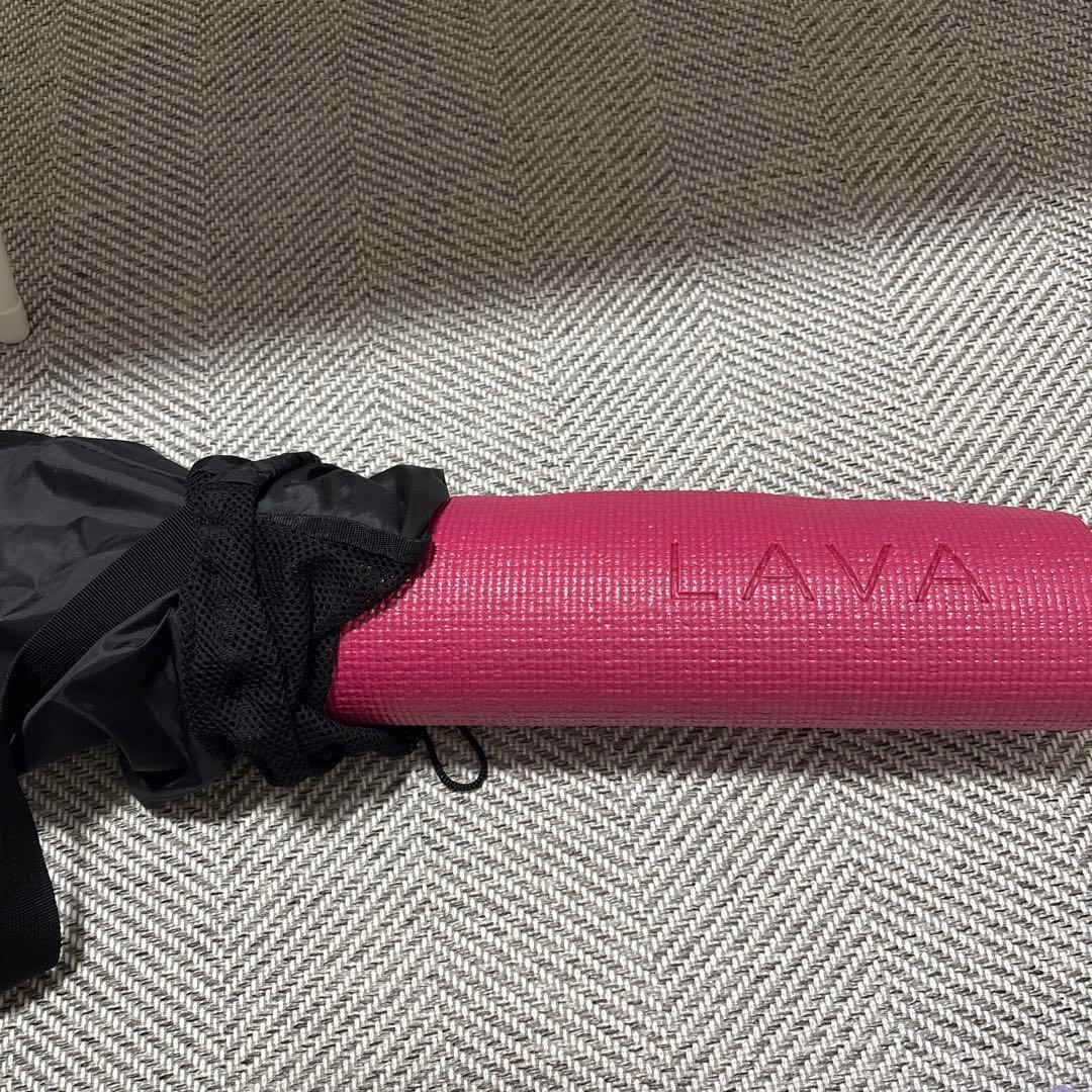 LAVA ヨガマットセット 紫とピンク