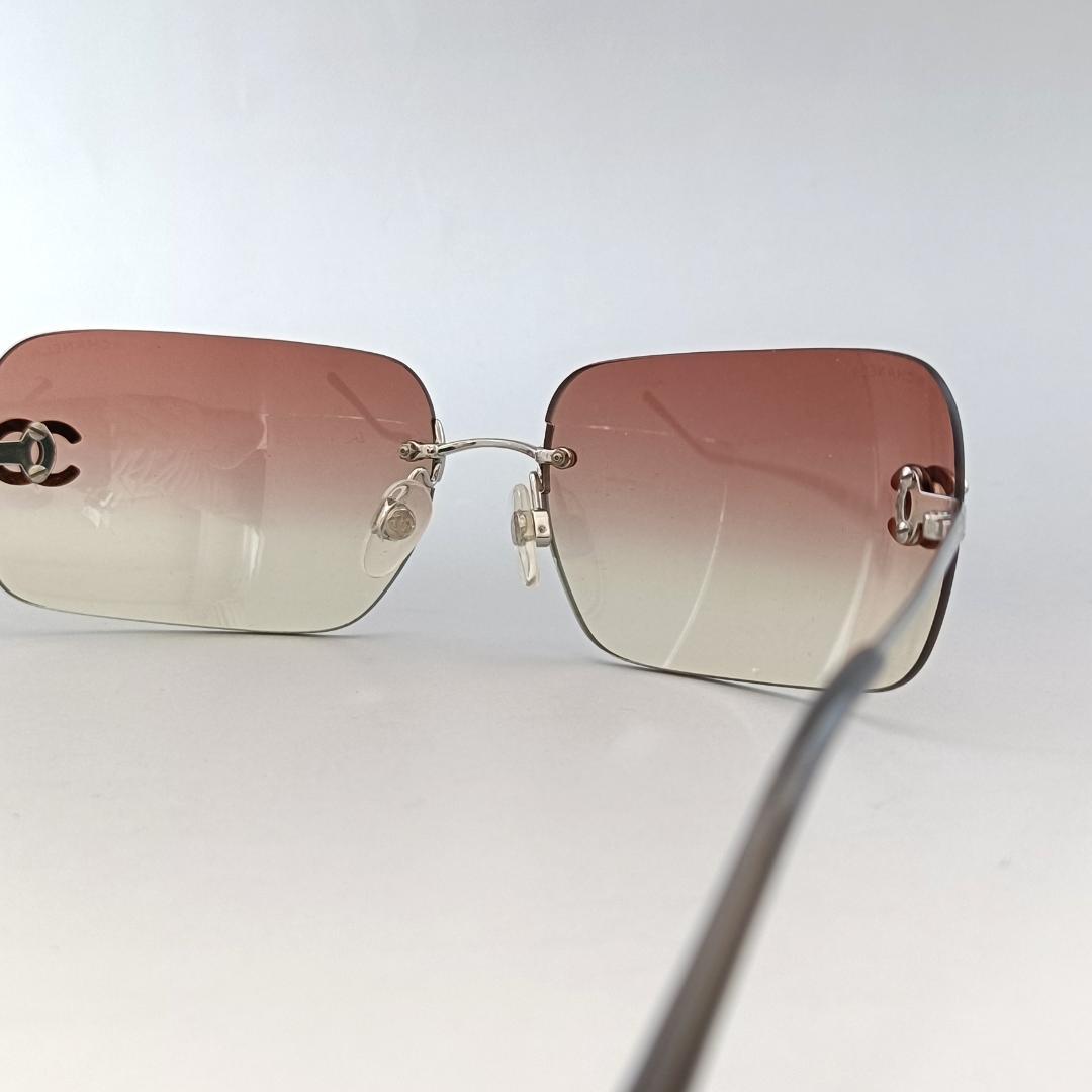 【美品】CHANEL ヴィンテージ サングラス 4017-D ラインストーン