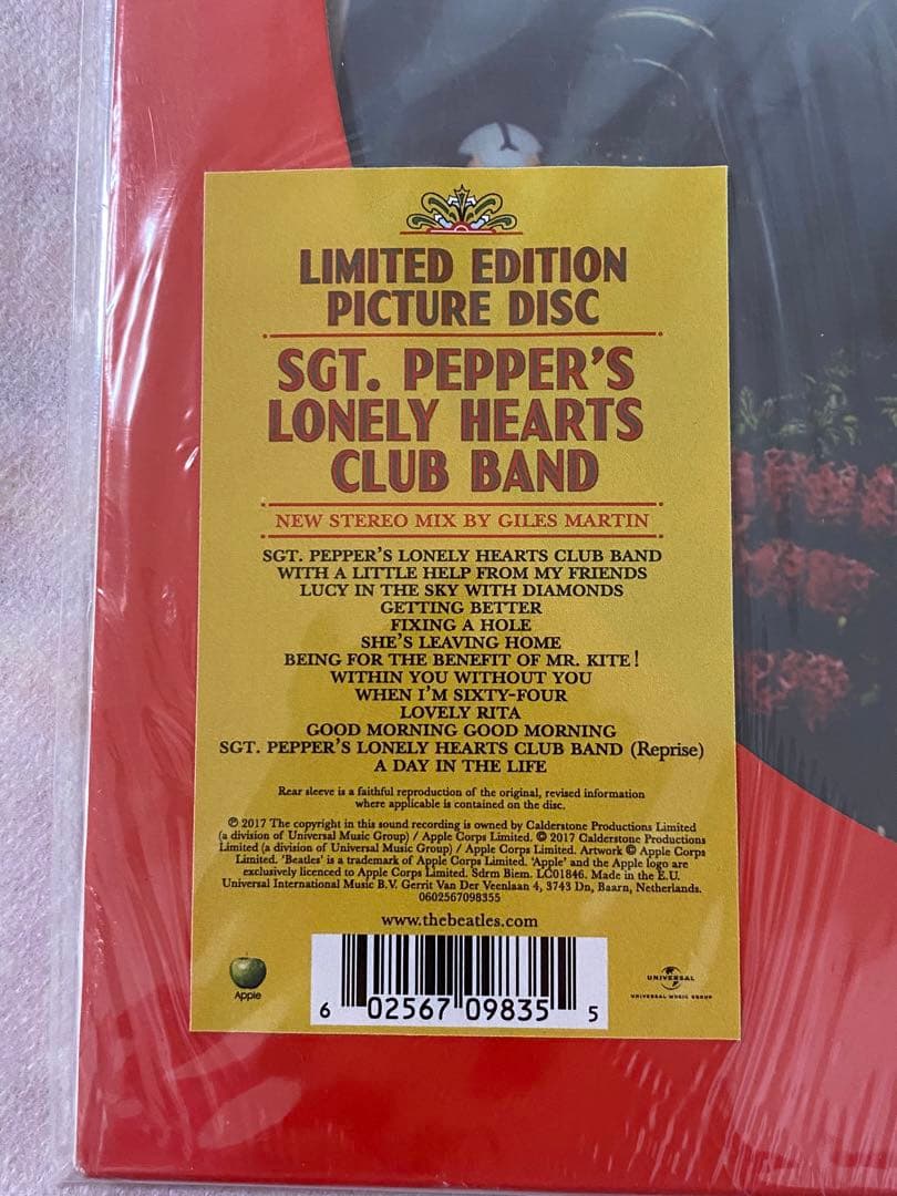 洋楽 SGT. PEPPER'S LONELY HEARTS CLUB BAND LP