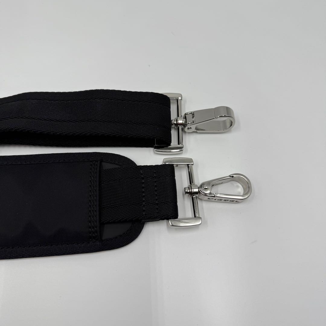 未使用級✨ DIESEL ボストンバッグ 大容量 2way メタル金具 黒