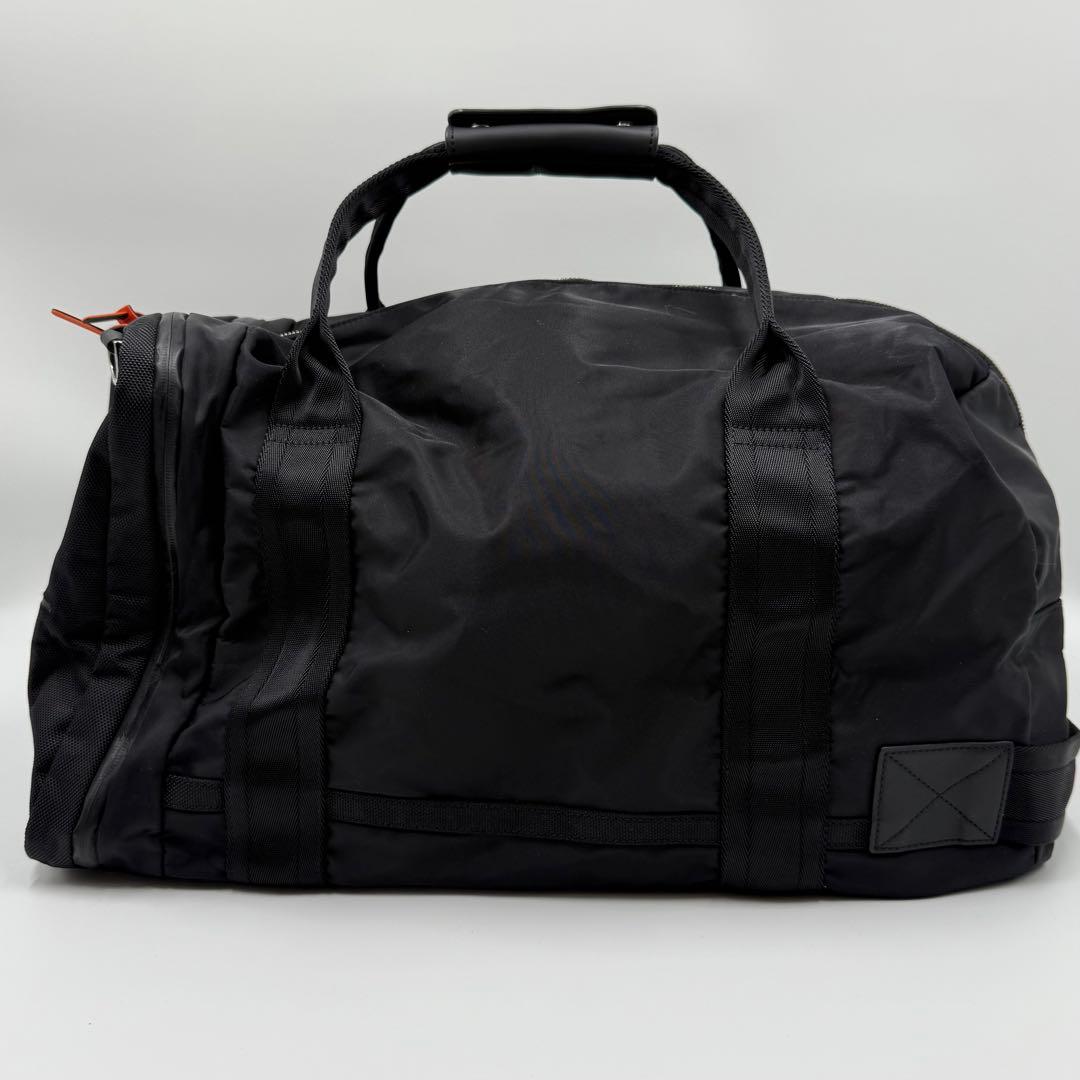 未使用級✨ DIESEL ボストンバッグ 大容量 2way メタル金具 黒