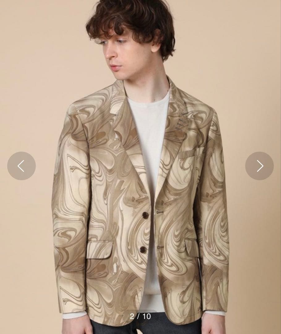 LANVIN en Bleu ランバンオンブルー 北村匠着用　マーブルテーラード