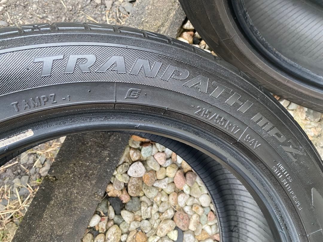 ①こじろー！21年製TOYOトーヨー 215/55R17 トランパスmpz