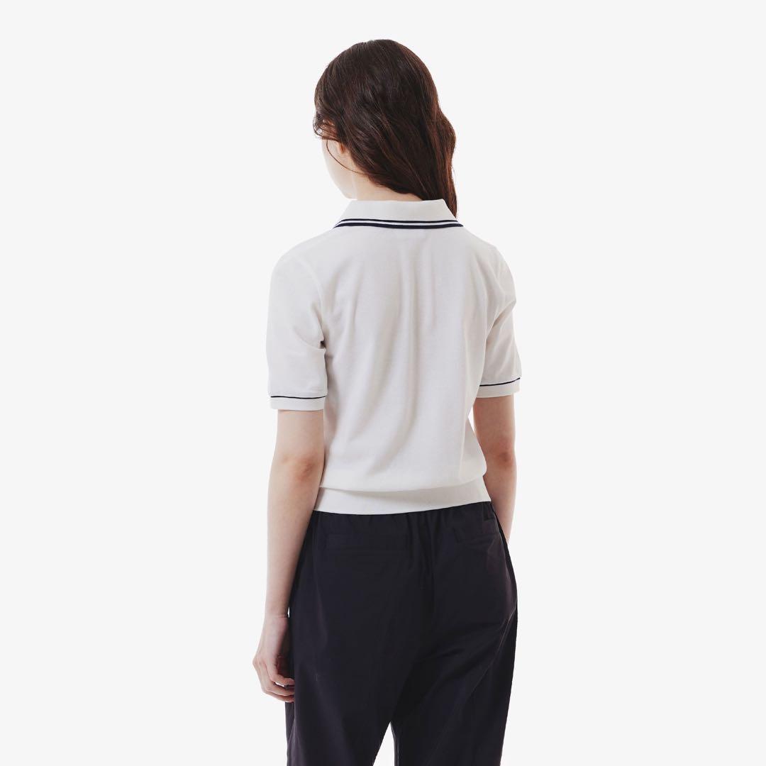 【美品】 LACOSTE ラコステ　スキッパーネック　ポロシャツ　34 S