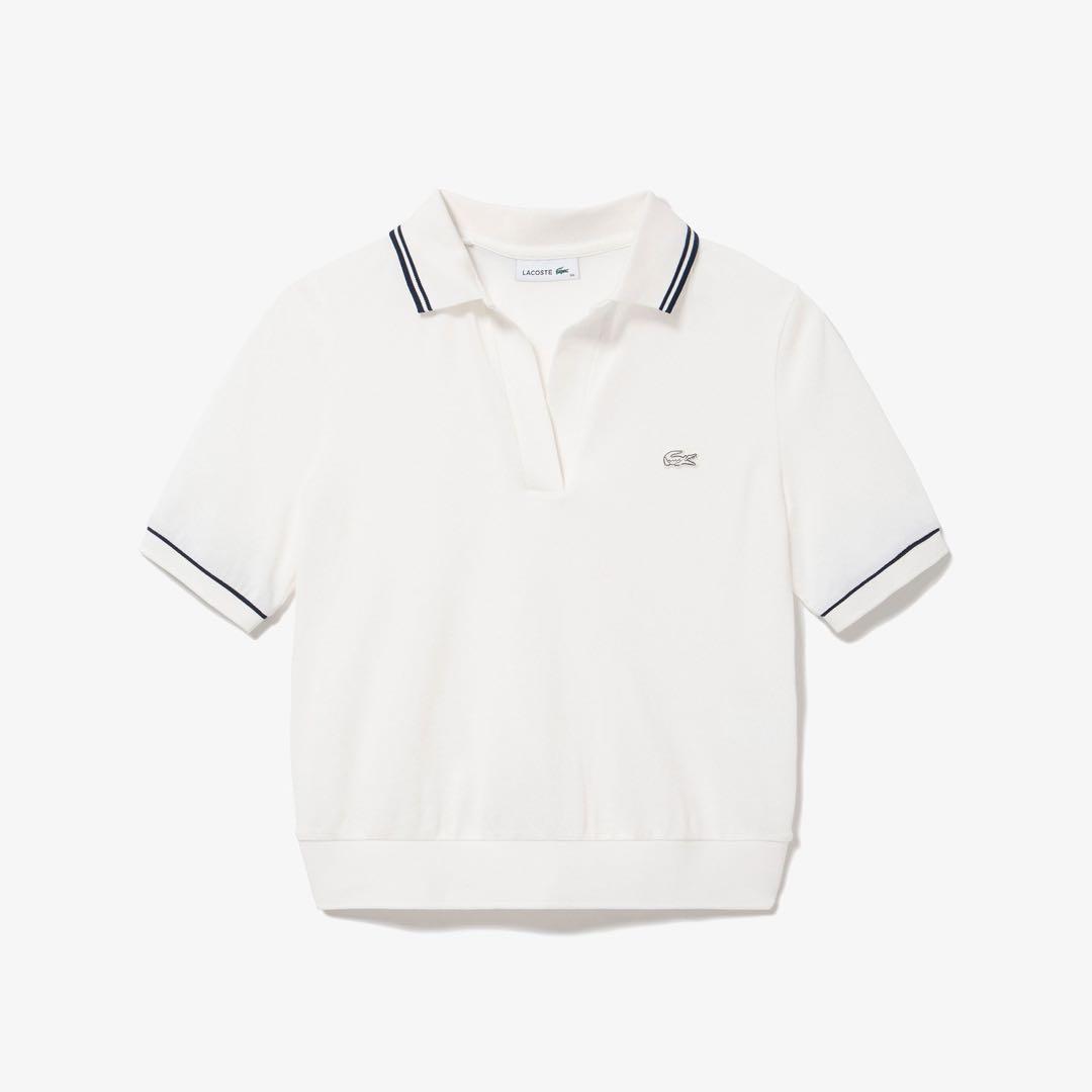 【美品】 LACOSTE ラコステ　スキッパーネック　ポロシャツ　34 S