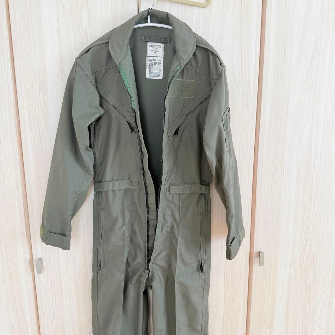 USAF CWU27P フライヤーズ カバーオール オリーブ グリーン 36R