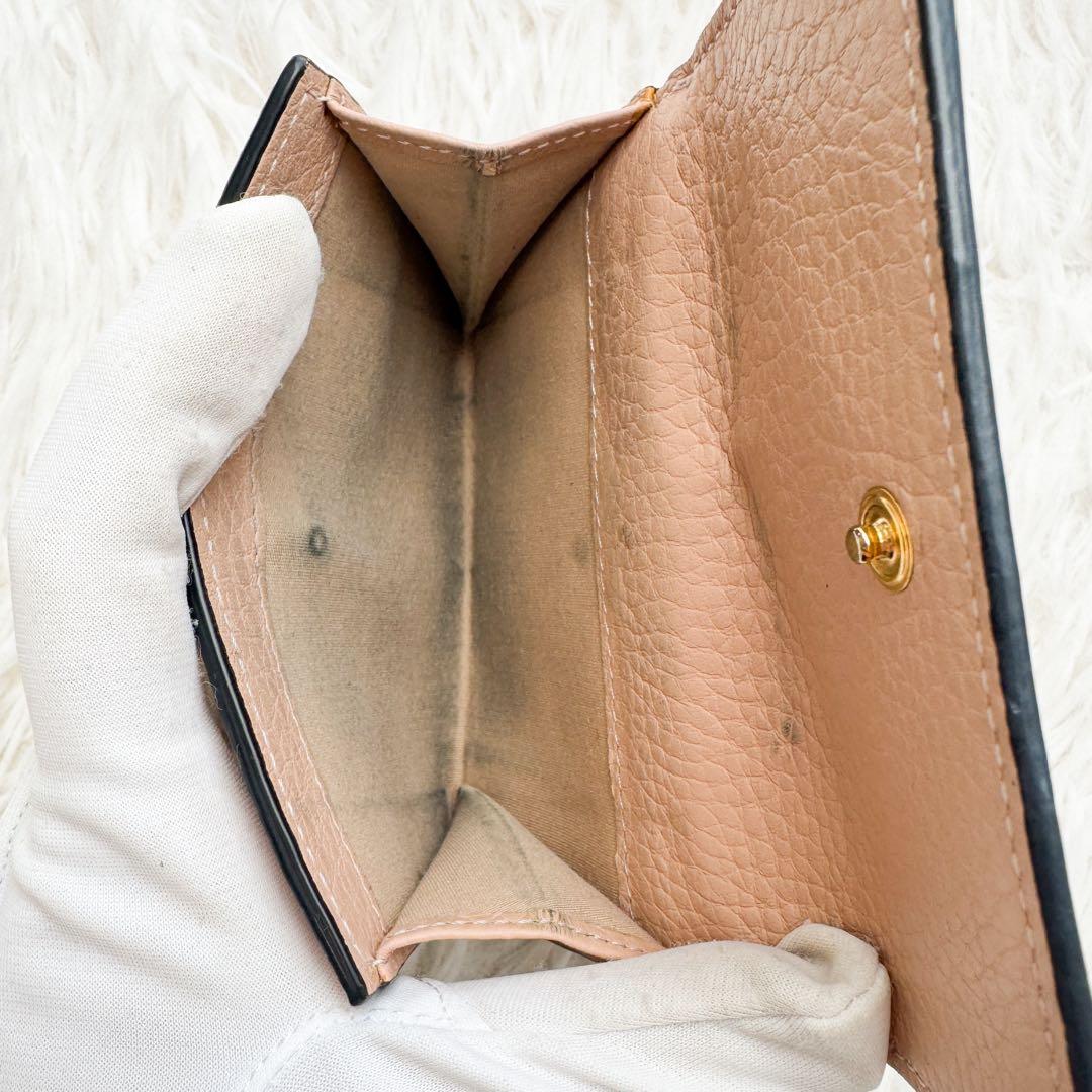 カード類あり✨美品✨クロエ 財布 三つ折りトリフォールド ウォレット チャーム