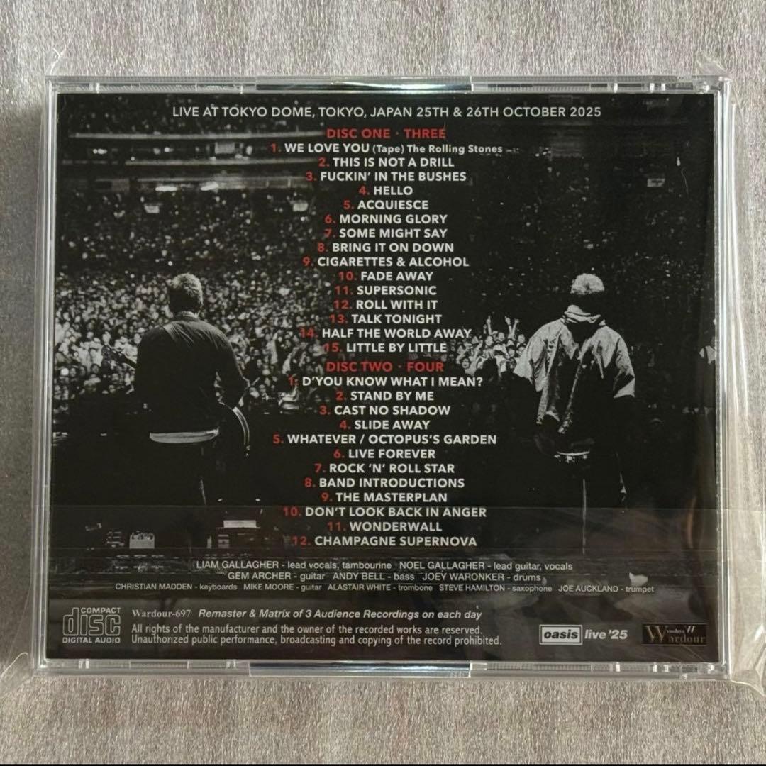 完売レア OASIS live’25 TOKYO DOME 2025 2DAYS