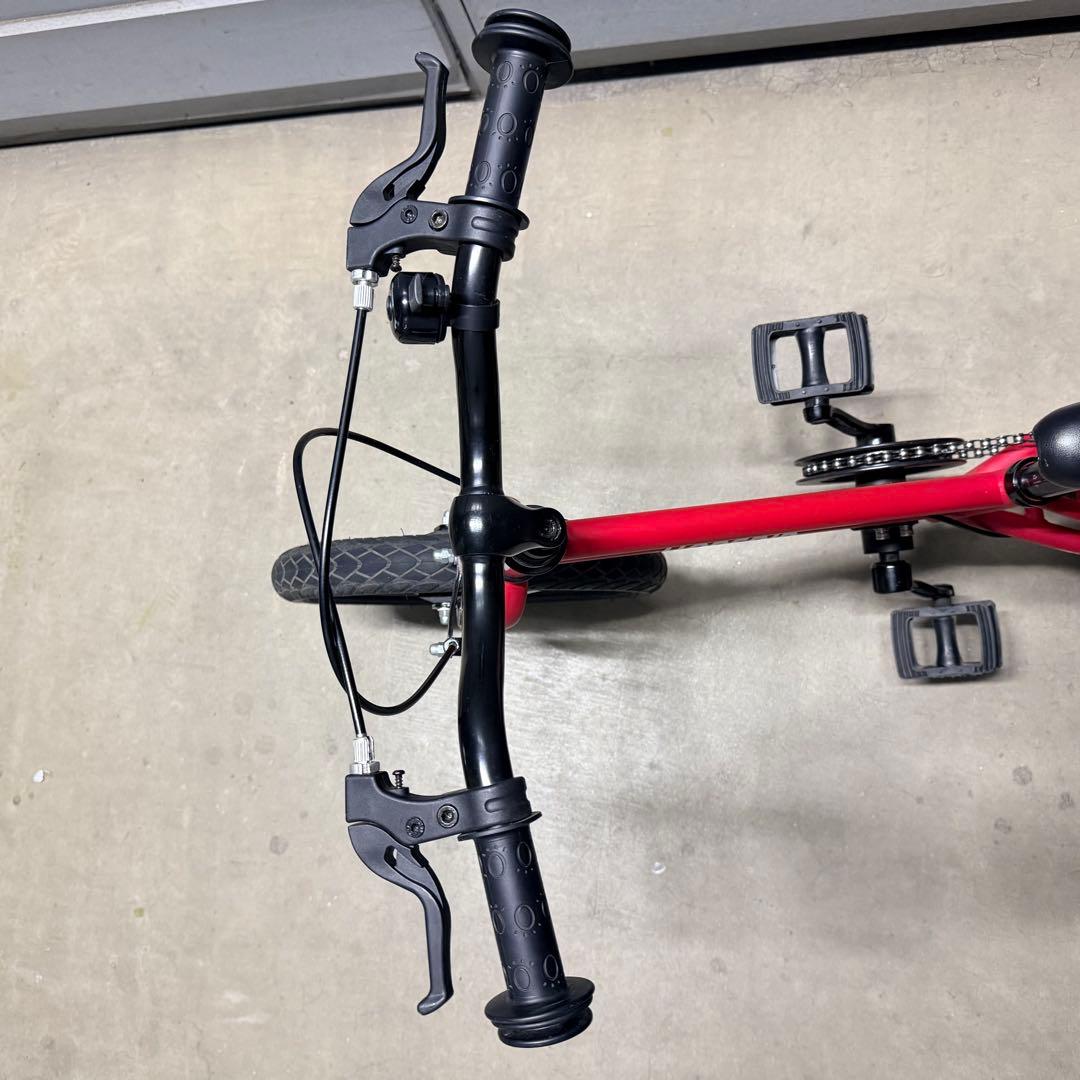 へんしんバイクC14 RUBY RED ルビーレッド　赤　ペダル付き