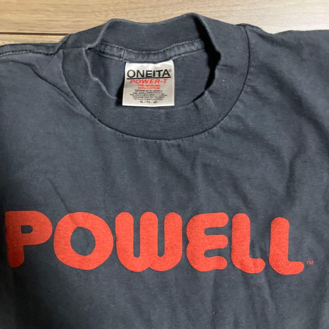 ぬ*様 パウエルペラルタ　覗きボーン　バックプリントTシャツ