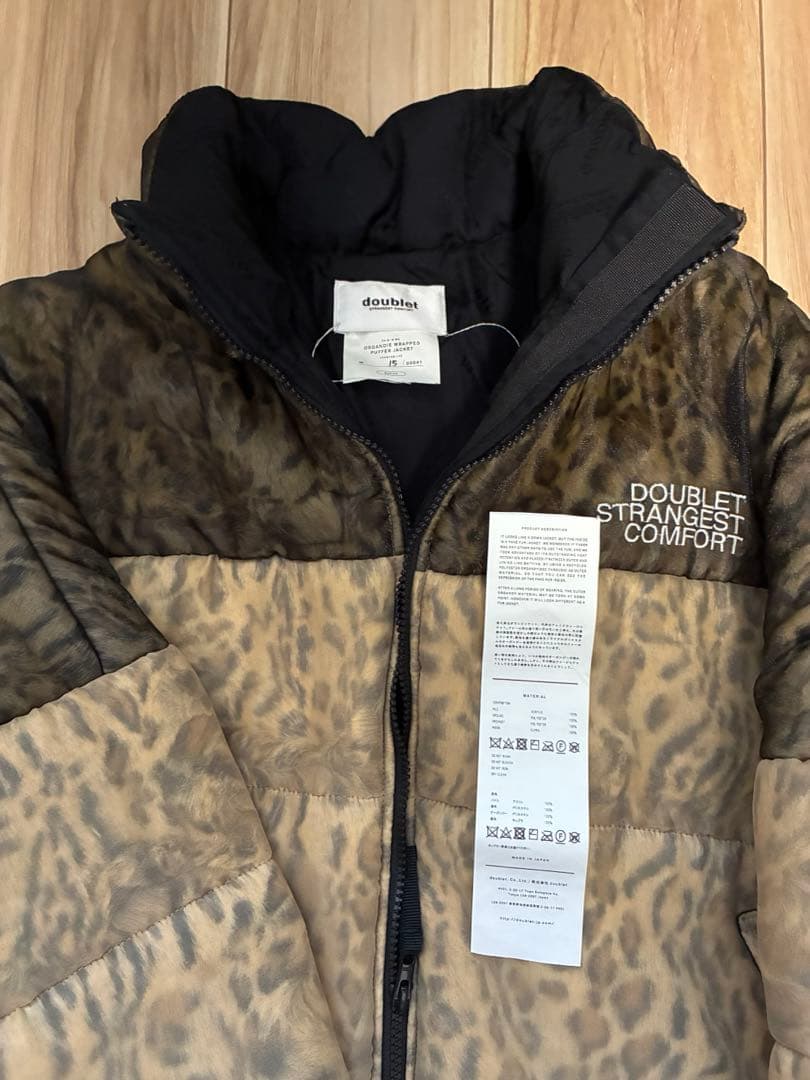 ジャケット・アウター DOUBLET ORGANDIE WRAPPED PUFFER JACKET