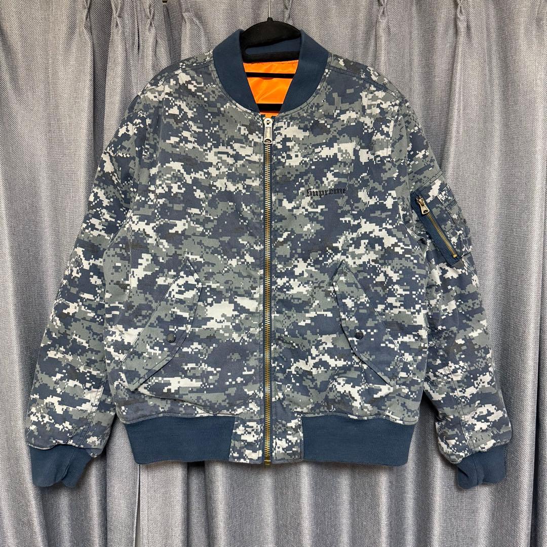 Supreme 17AW Digi Camo MA-1 ボンバージャケット