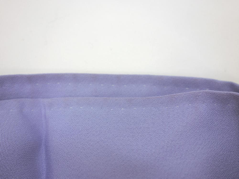 中古美品 振袖 長襦袢 帯揚げ 作家物 辻ヶ花 金糸 紫■ON71104-14