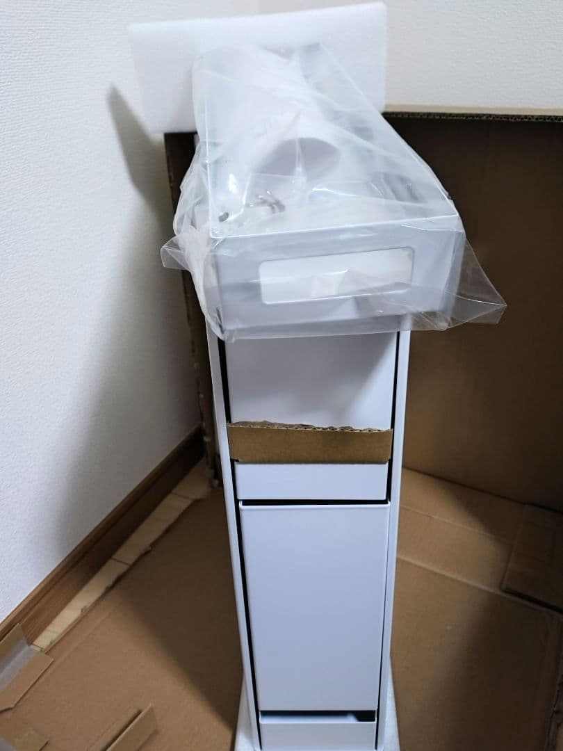 未使用　調味料ラック　2段ラック+取り外し可能トレー　スッキリ隠せる調味料ラック