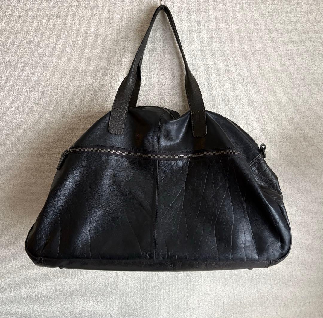 バッグ REHARE hand made leather Boston bag