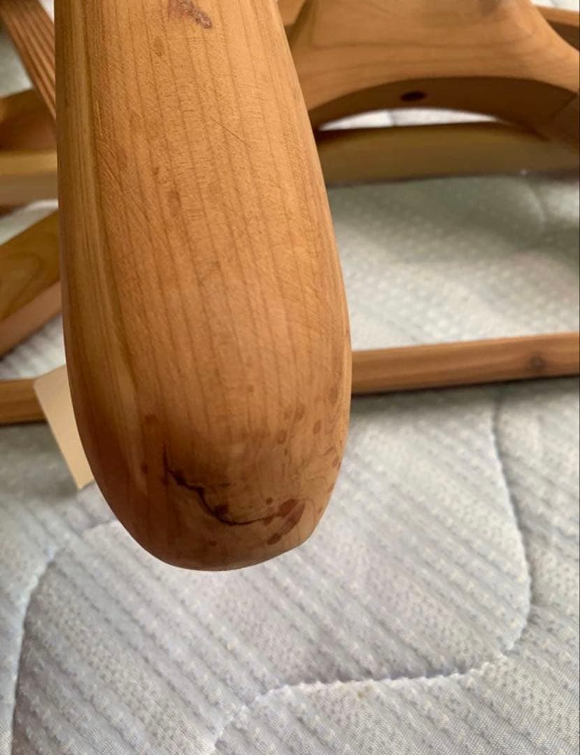 無印良品　レッドシダー　ハンガー　紳士用