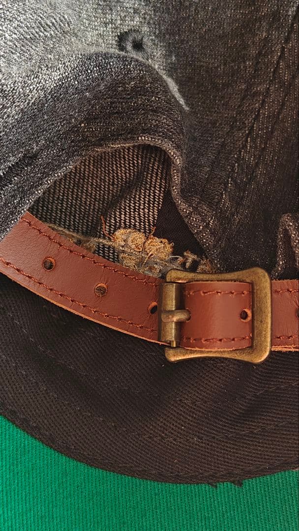 RRL 黒 デニムキャップ