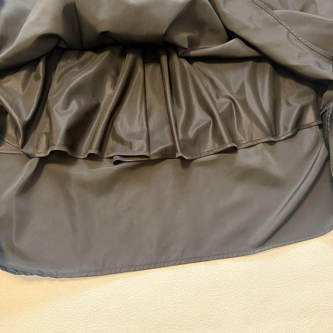ジャーナルスタンダード 25SS シックタフタコクーンギャザースカート 38 黒