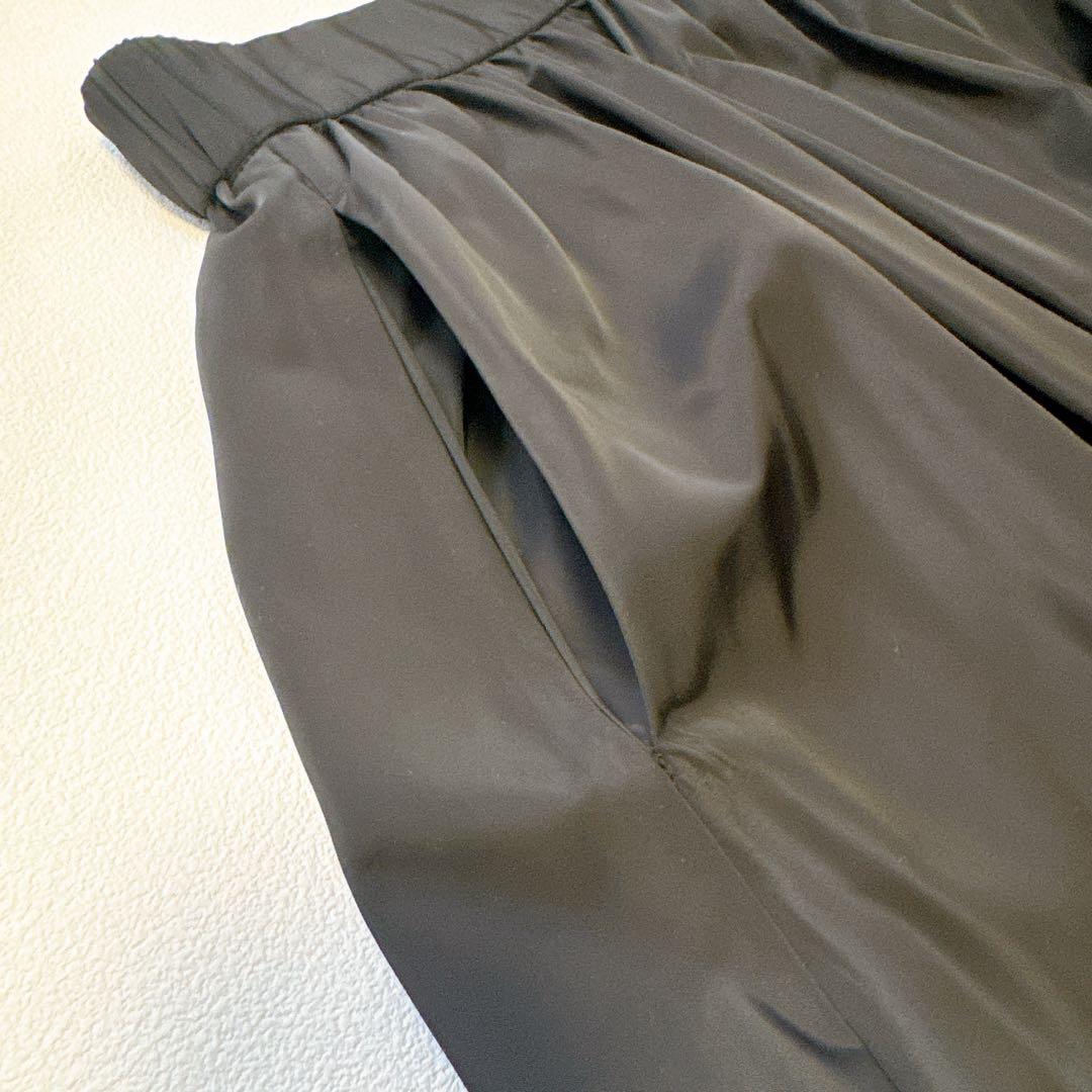 ジャーナルスタンダード 25SS シックタフタコクーンギャザースカート 38 黒