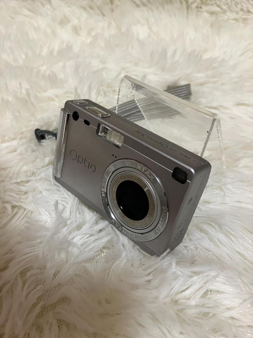 【簡易動作確認済】PENTAX　Optio s5i　可愛すぎるコンデジ　シルバー