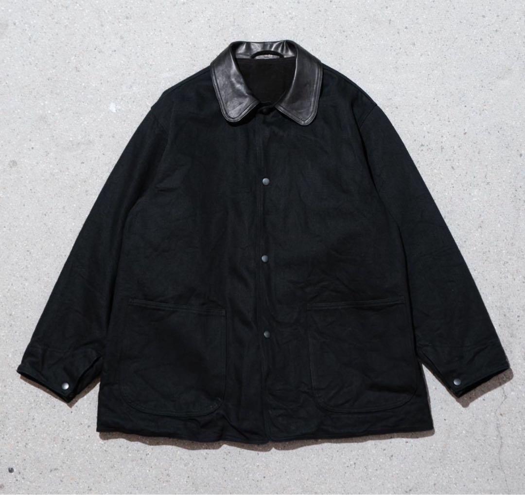FW24 COMOLI コモリ デニムレザーワークジャケット Size3