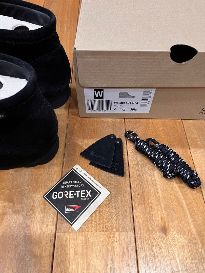 Clarks クラークス ワラビー GORE-TEX ゴアテックス 黒 uk6