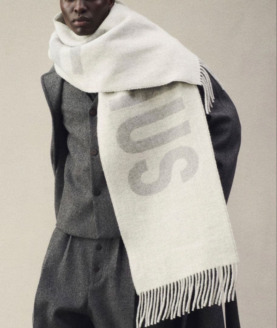 JACQUEMUS ジャックムス マフラー　ストール　フリンジスカーフ