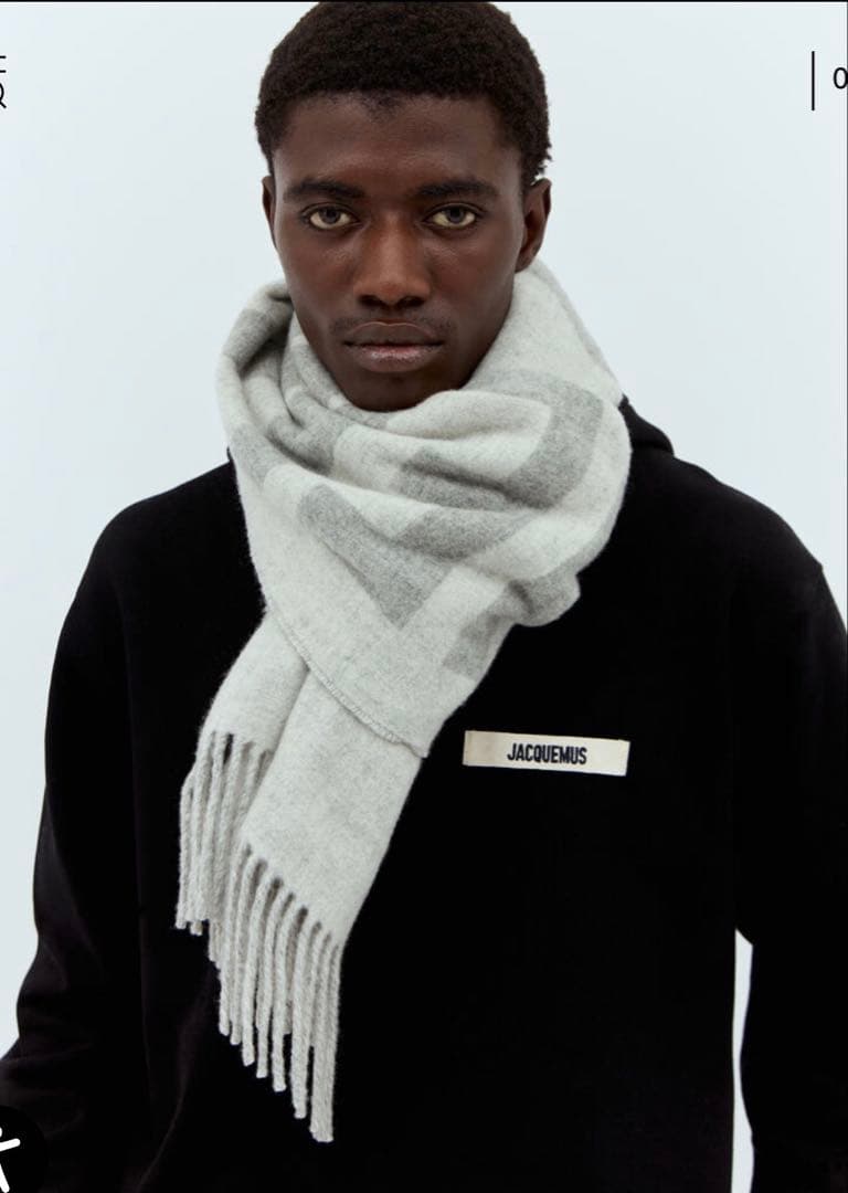JACQUEMUS ジャックムス マフラー　ストール　フリンジスカーフ