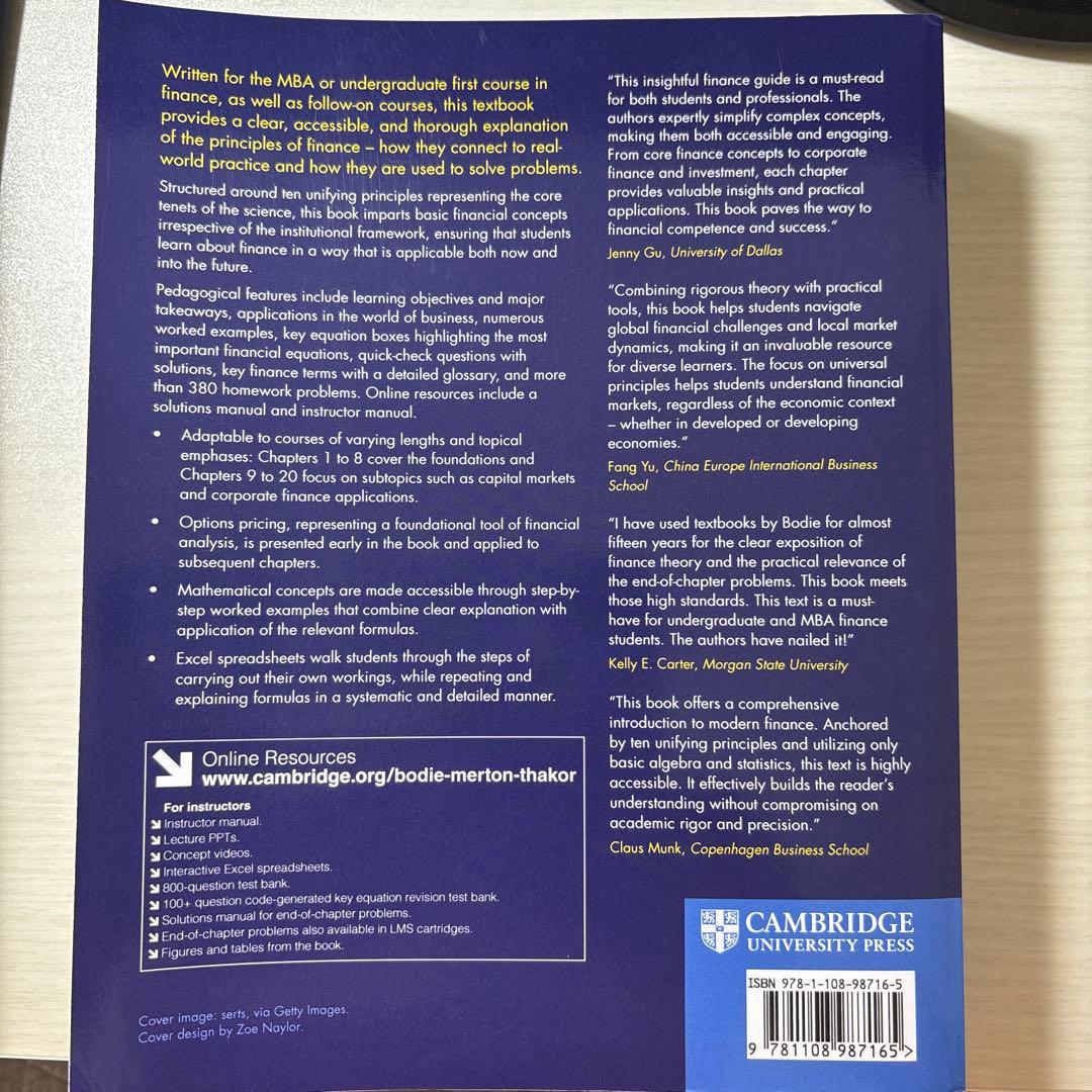 ビジネス・経済 Principles of Finance