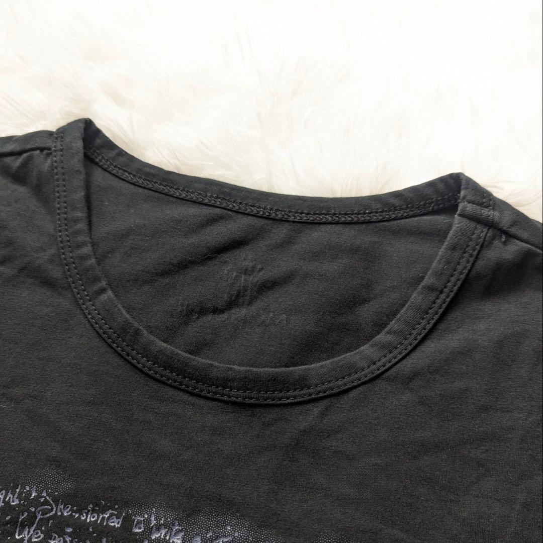 モンクレール グラフィックプリント Tシャツ Mサイズ ブラック イタリア製