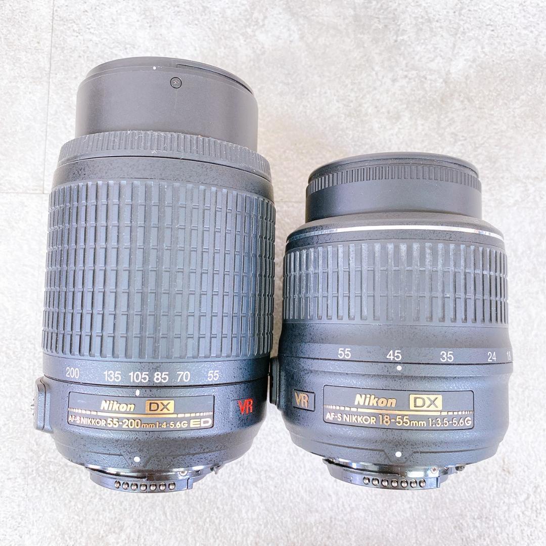 Nikon D3100 ダブルズームキット 18-55mm 55-200mmVR