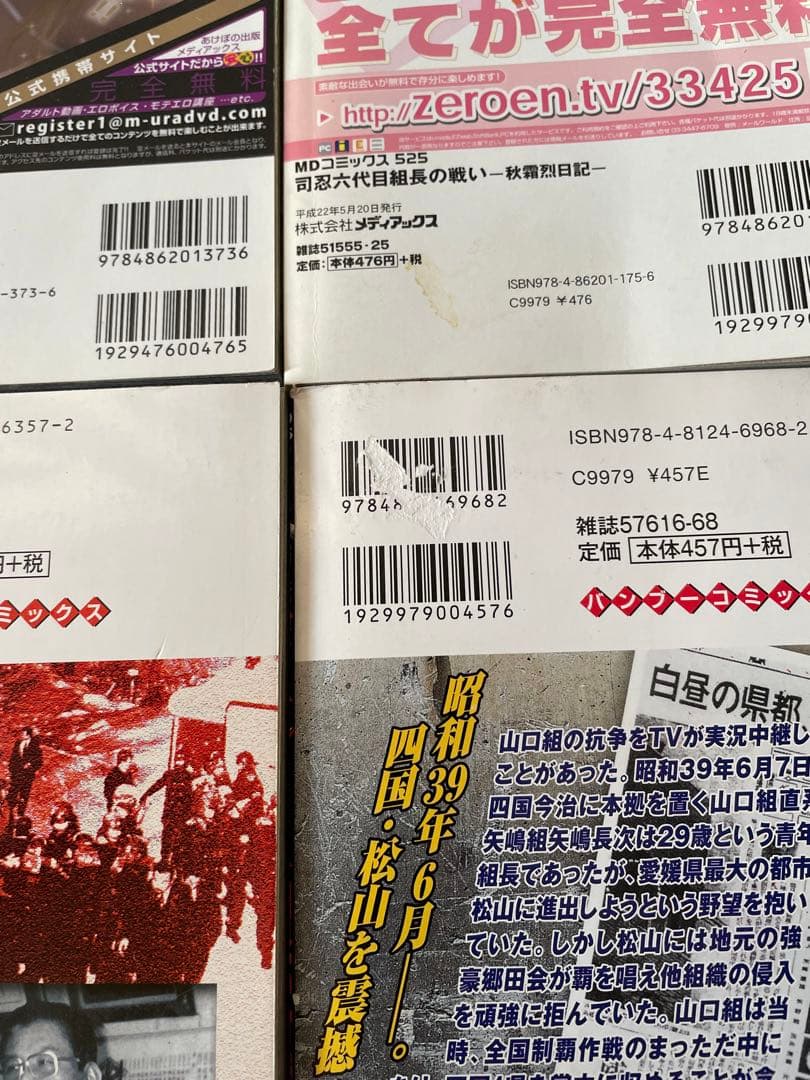山口組‼️実録シリーズ19冊セット フィクション 抗争 極道 ヤクザ マンガ