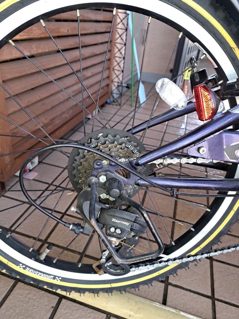 ※直接引き取り BRIDGESTONE キッズサイクル ネイビー