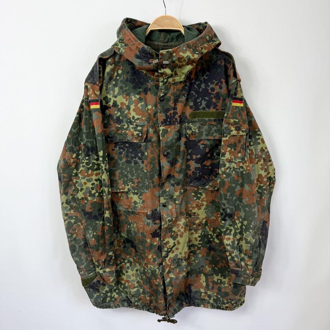 90s ドイツ軍 フレクターカモ 迷彩 フィールドパーカー ミリタリー S40b