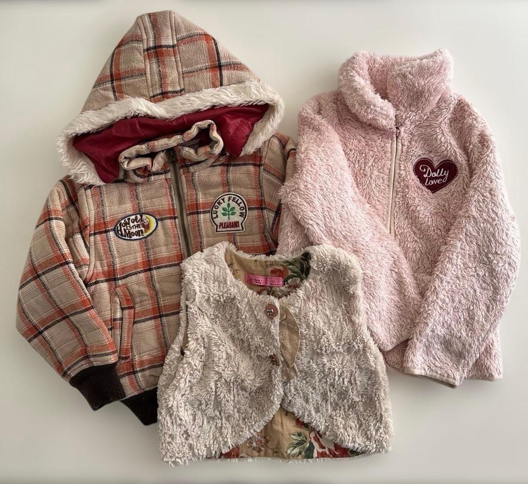 まとめ売り 女の子 キッズ 子供服 秋冬春服 全78点