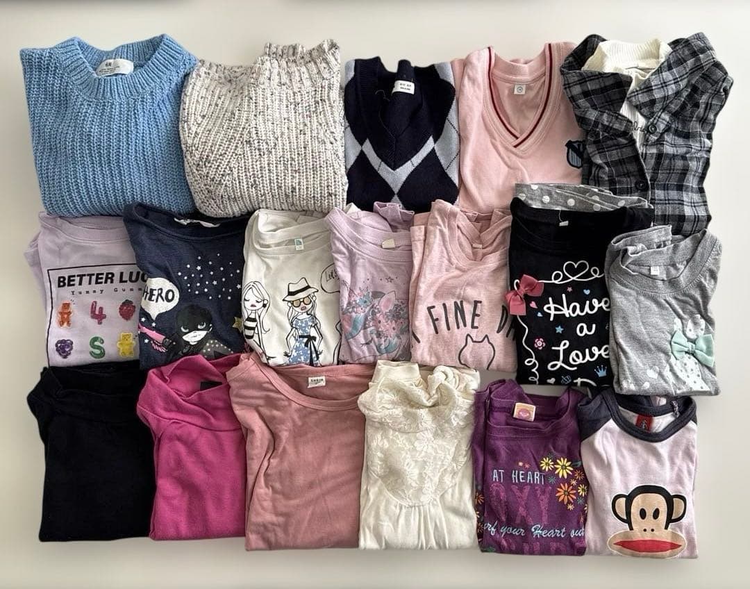 まとめ売り 女の子 キッズ 子供服 秋冬春服 全78点