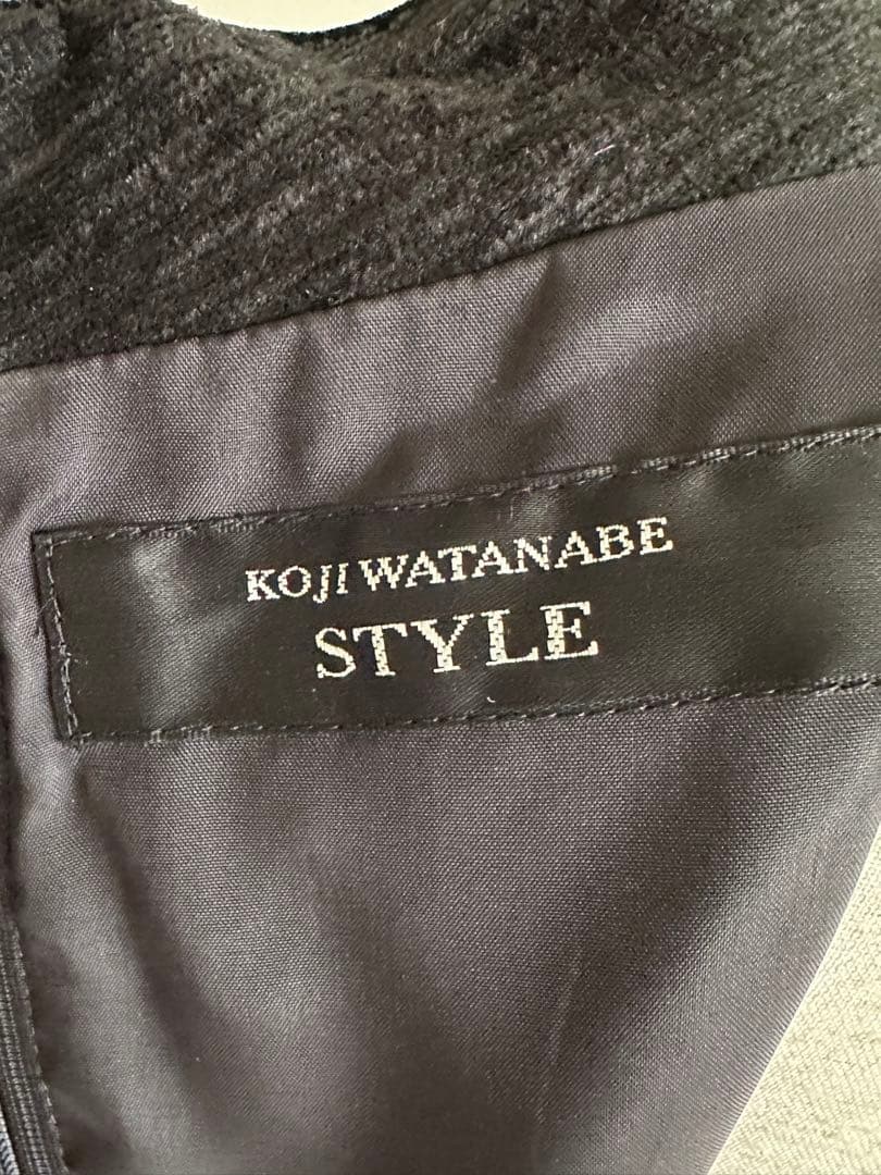 KOJI WATANABE STYLE 黒長袖ワンピース　レディース 9号　美品