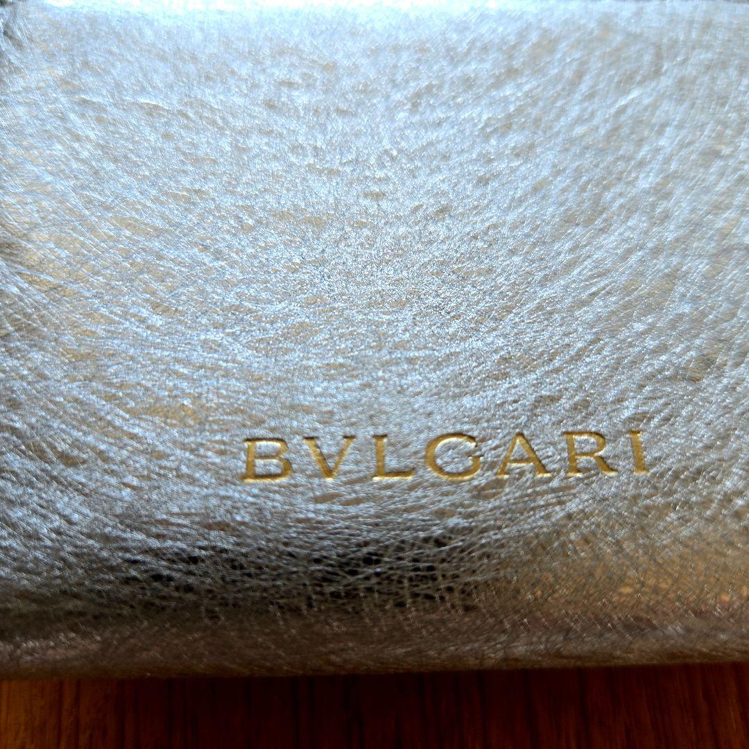 BVLGARI セルペンティ シルバー 三つ折り財布　箱　保証書ショッパーリボン