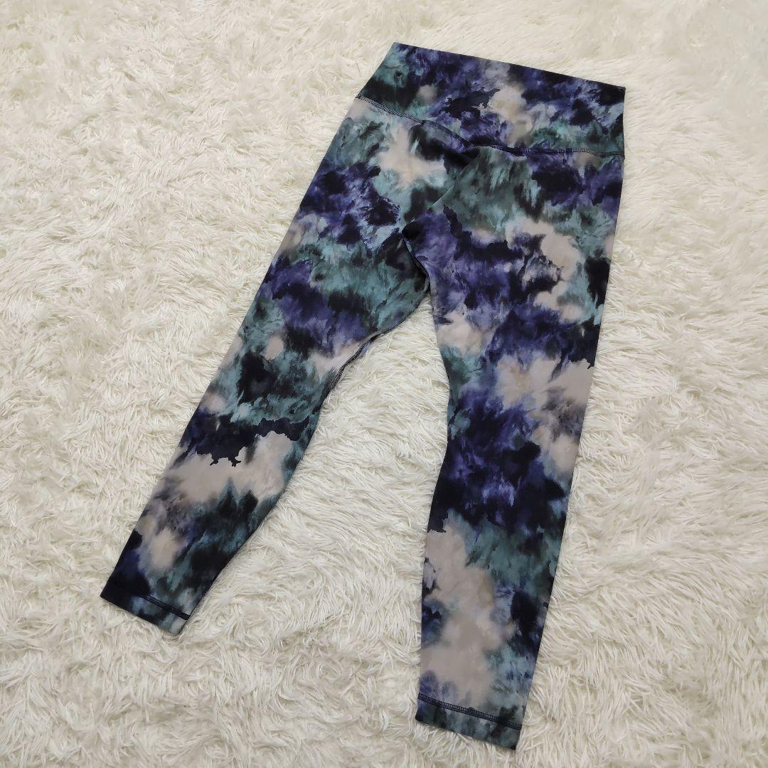 【美品】ルルレモン ハイライズパンツ アジアフィット マルチカラー XL