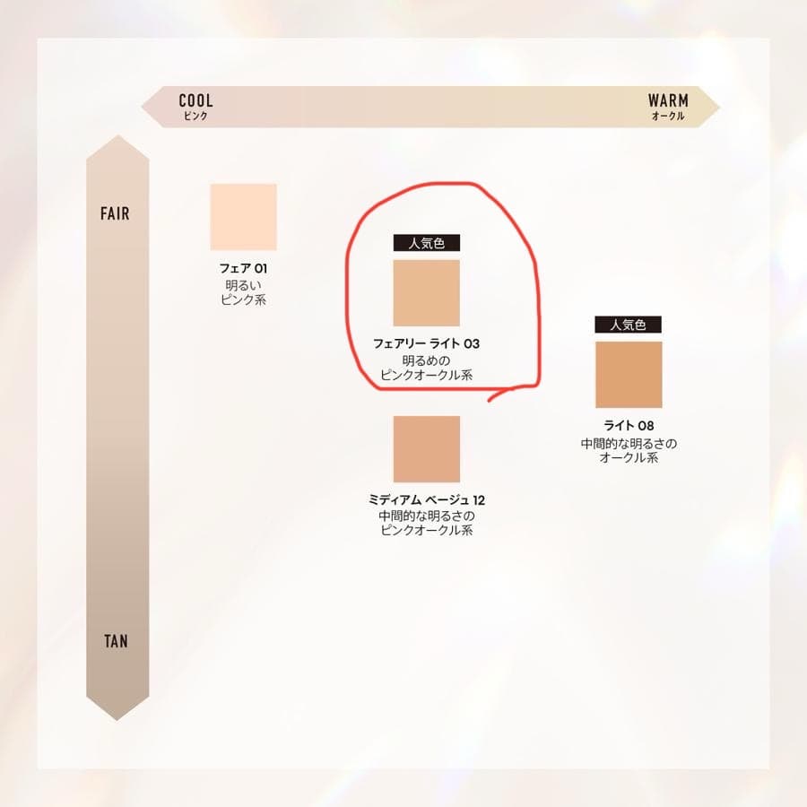 ベアミネラル クッションファンデ フェアリー ライト03 本体＆レフィル 新品